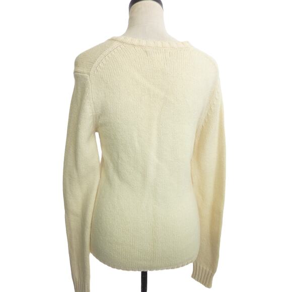 Vintage Banana Republic Wool Blend V Neck Sweater M - Picture 3 of 5